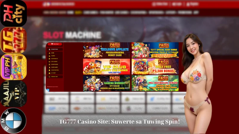 TG777 Casino Site: Suwerte sa Tuwing Spin!